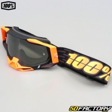 Óculos 100% Racecraft 2 Terno de ecrã de irídio prateado preto e laranja