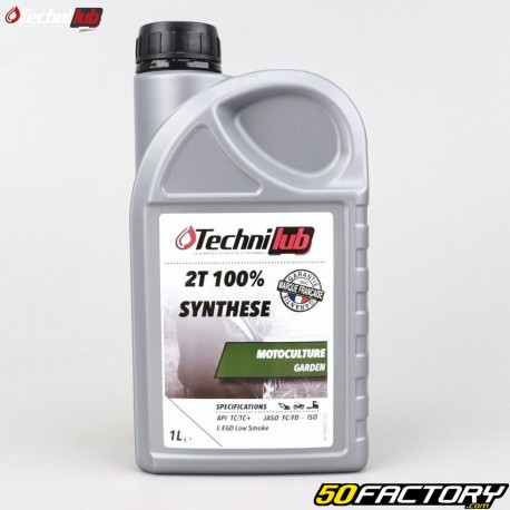 2T Aceite de motor Technilub Motoculture 100% de síntesis 1XL