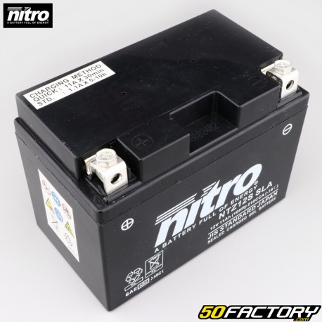 Battery Nitro NTZ12S 12V 11Ah Honda gel Forza, Sh ...