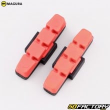Magura Hydraulique HS200/HS300/HS2000 bicycle brake pad cartridges, red