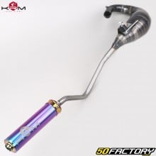 Pot d'échappement Rieju MRT KRM Pro Ride Supermotard 80/90cc silencieux Néo-chrome