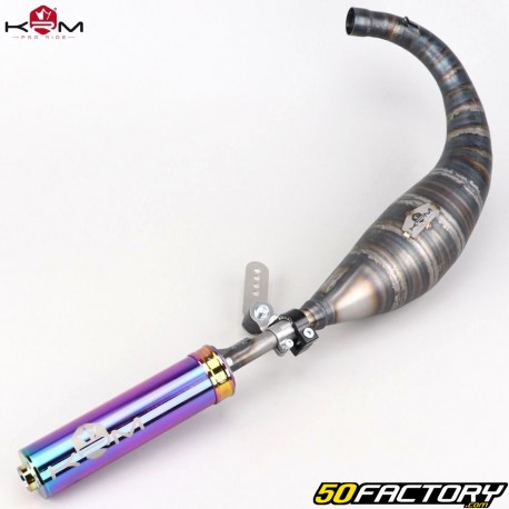 Exhaust AM6 Minarelli KRM Pro Ride 80/90cc Neo-chrome