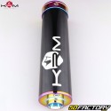 Exhaust AM6 Minarelli KRM Pro Ride 80/90cc black Neo-chrome