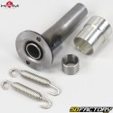 Exhaust AM6 Minarelli KRM Pro Ride 80/90cc black Neo-chrome
