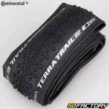 Pneu de bicicleta XNUMXxXNUMXC (XNUMX-XNUMX) Continental Terra Trail  Shieldwall TLR com hastes flexíveis