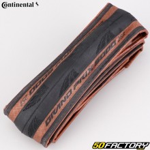 Bicycle tire 700x25C (25-622) Continental Grand Prix 5000 brown sidewalls with soft rods