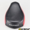 Selle Peugeot Ludix One, Pro et Classic 50 2T noire et rouge