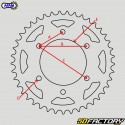 Corona 53  denti acciaio 428 Suzuki DR 125 Afam