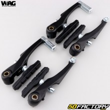 Wag Bike front and rear V-Brake brake calipers black