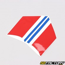 Engine guard stickers (identical original) Peugeot 103 Chrono white and red