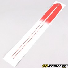 Engine cover decals Peugeot 103 SP, MVL...red white gradient