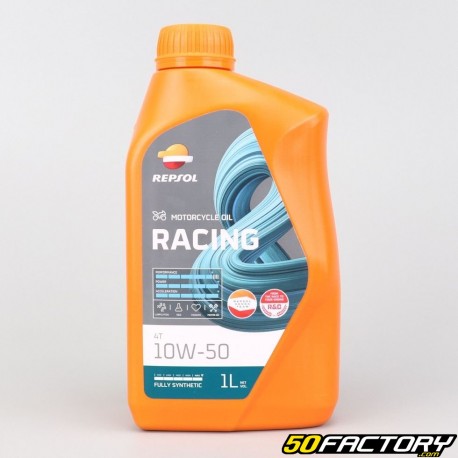 Engine oil 4T 10W50 Repsol Moto Racing 100% synthesis 1L