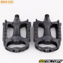 Bike Original plastic flat pedals for bicycles black 100x100 mm