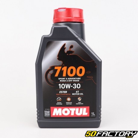 Olio motore 4T 10W30 Motul 7100 100% Synthesis 1L