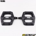 Pedali piatti in plastica per biciclette Wag Bike neri 100x100 mm