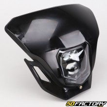 Careta tapa frontal LED negra