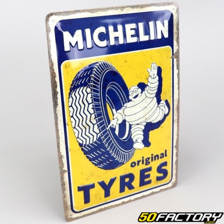 Enamel plate Michelin Original Tires 100x100 cm