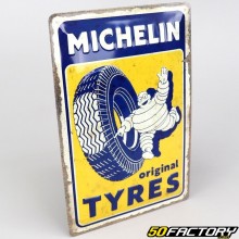 Placa esmaltada Michelin Original Tyres 20x30 cm
