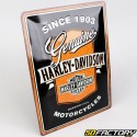 Harley Davidson Motorrad Emailleschild 100x100 cm