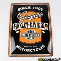Harley Davidson Motorrad Emailleschild 100x100 cm