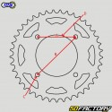 Couronne 38 dents acier 520 Honda TRX 250, 300, 400 et 450 Afam