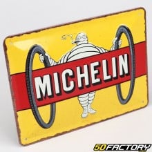 Placa esmaltada Michelin Pneus 100x100cm