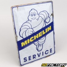 Targa smaltata Michelin Servizio 100x100 cm