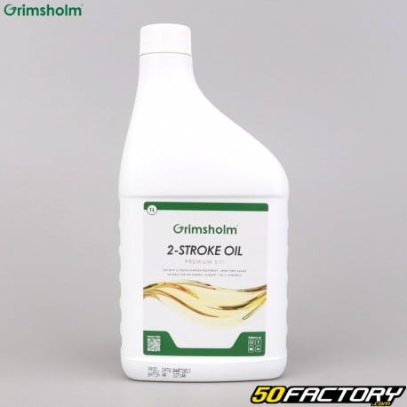 Huile moteur 2T Premium Bio Grimsholm 100% synthèse 1L