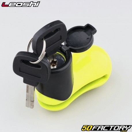 Anti-theft locks disk Leoshi yellow and black