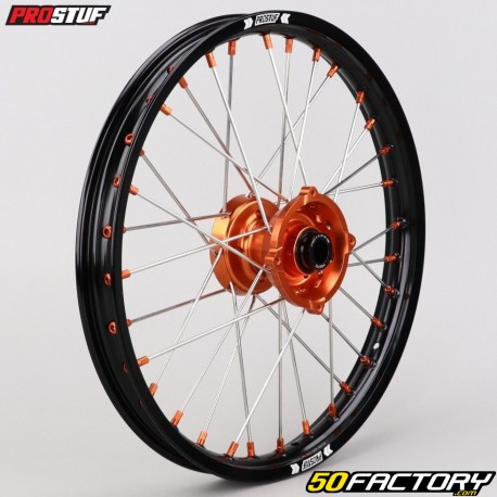 Vorderfelge (2000-2000) KTM SX 20 kleine Räder (seit 2000) Prostuf schwarz-orangefarbene Nabe