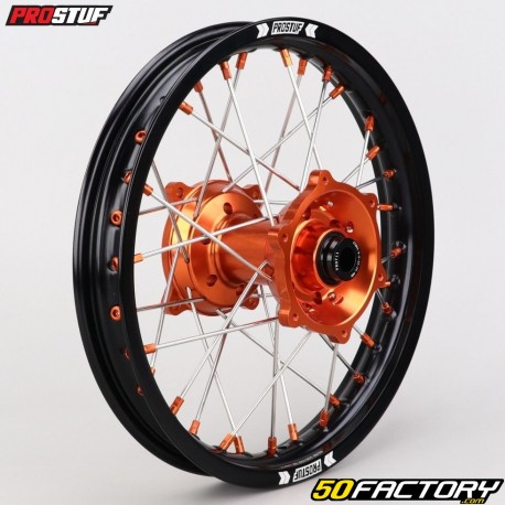 Rear rim (30-40) KTM SX 20 small wheels (since 2000) Prostuf black orange hub