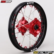Rear rim (14-1.60) Gas Gas MC 85 small wheels (since 2020) Prostuf black red hub