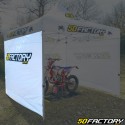 Lateral para carpa paddock 50 Factory 3x3m blanco (individualmente)