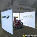 Laterales para carpa paddock 50 Factory 3x3m blancos (juego de 3)