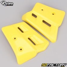 Écopes de radiateur Peugeot 103 SP, SPX, RCX... (phase 1) (injection plastique, identique origine) Restone jaunes