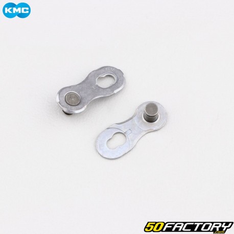 Silver KMC 12 Speed ​​Bicycle Chain Quick Releases (2 Pack)