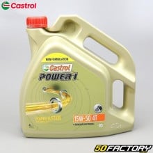 Huile moteur 4T 15W50 Castrol Power 1 4L