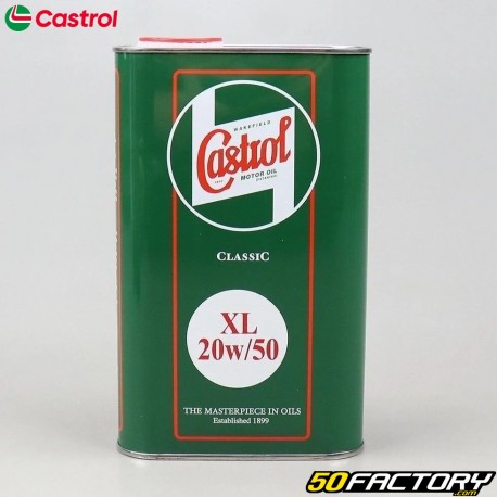 Vintage oil Castrol XL  20W50 (for 1980 front motorcycle) 4T 1L