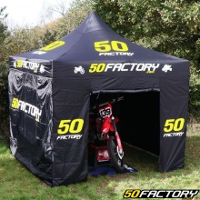 Tenda/Gazebo di Paddock 50 Factory 3x3m (tenda e divisori con porta)