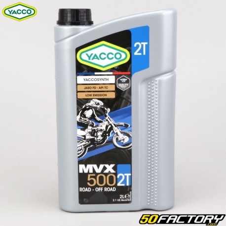 Yacco 2T Motoröl MVX 500 Race Halbsynthese 2L