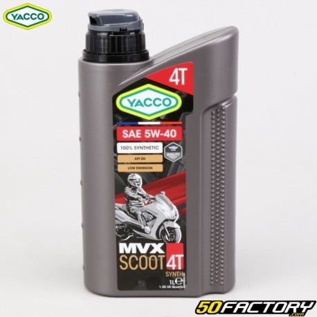 Yacco 4T 5W40 Motoröl MVX 100 Scoot% 1L-Synthese