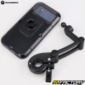 Holder with smartphone protection and GPS on bicycle handlebars Rockbros