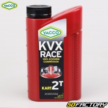 Óleo de motor 2T Yacco KVX Race 100% sintético 1L