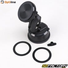 Suction cup smartphone holder with Optiline Mag Wireless wireless charger Orbit