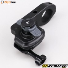 Suporte de guiador Ø22-31.75 mm para capa de smartphone Optiline Titan Combo