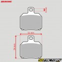 Organic brake pads MRT, RS3, GPR, RS4 , X9, Drakon ... Braking