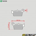 Organic rear brake pads Beta RR 50, 125 ... Newfren