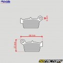 Sintered metal rear brake pads Beta RR 50,125 RMS