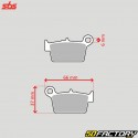 Pastillas de freno de metal sinterizado Yamaha WR 125, Gas Gas EC 250... SBS Todoterreno