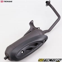 Exhaust original type Piaggio Zip 50 4T Tecnigas Silent Pro Black Shield